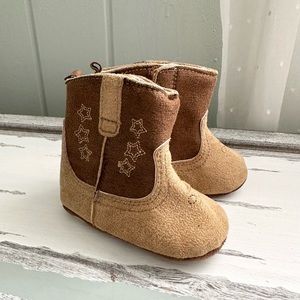 Rising Star Cowboy Boots with Soft Sole / Tan / 9-12 Months